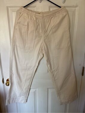 Patagonia Cream Casual Pull-On Pants